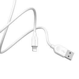 Kabel 2.4A 1m USB - Lightning Borofone BX14 biały