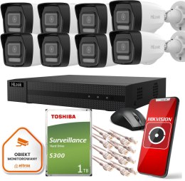 Zestaw monitoringu Hilook by Hikvision 8 kamer IP IPCAM-B2-30DL 2TB dysk