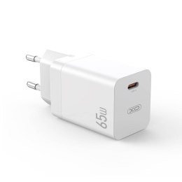 Ładowarka Sieciowa PD 65W 1xUSB-C + Kabel USB-C - iPhone Lightning 1m XO CE10 biała