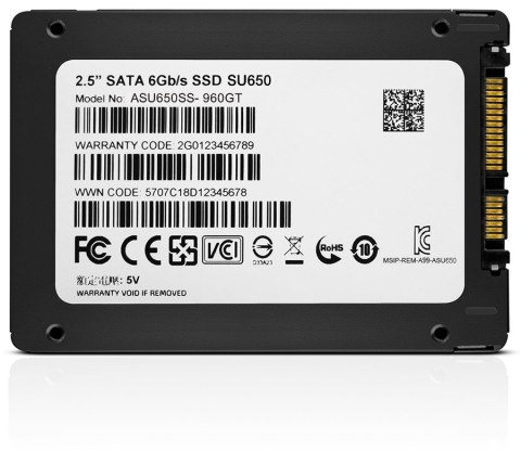Dysk SSD Adata SU650 Ultimate 480GB 2,5" SATA SSD