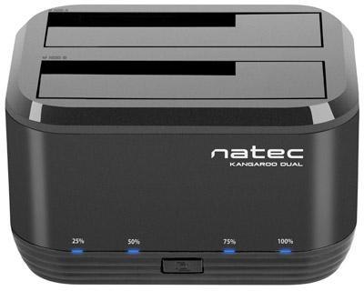 Stacja dokująca HDD Natec Kangaroo Dual 2.5/3,5cala USB 3.0 + Zasilacz