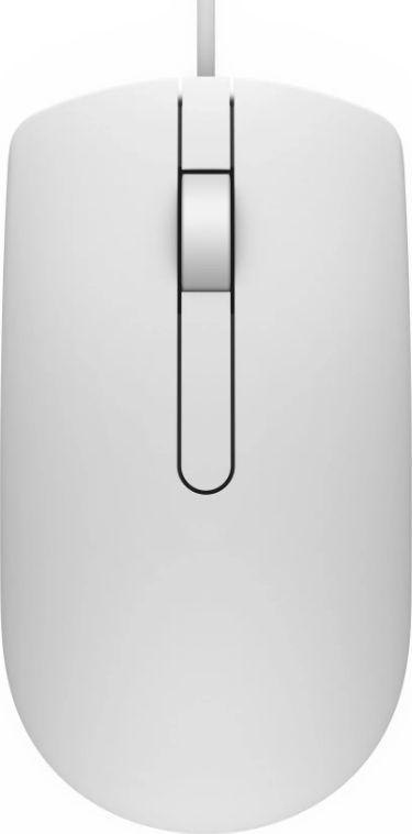 Mysz Dell MS116 Wired Optical Mouse (Biały)