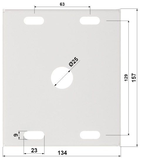 BLACHA MONTAŻOWA BM-130X160/ECO