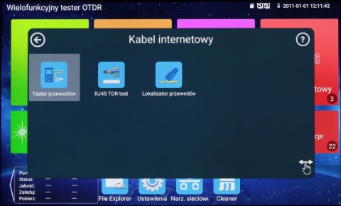 REFLEKTOMETR OPTYCZNY (OTDR) Z TESTEREM CCTV CS-R3-50H DELTA TESTER