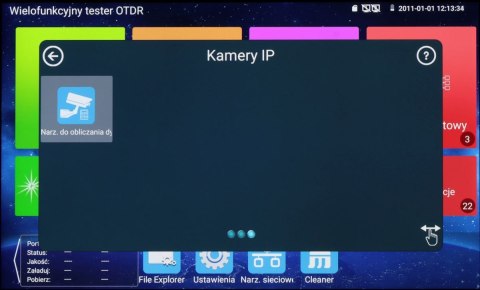 REFLEKTOMETR OPTYCZNY (OTDR) Z TESTEREM CCTV CS-R3-50H DELTA TESTER