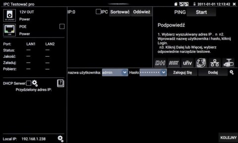 REFLEKTOMETR OPTYCZNY (OTDR) Z TESTEREM CCTV CS-R3-50H DELTA TESTER