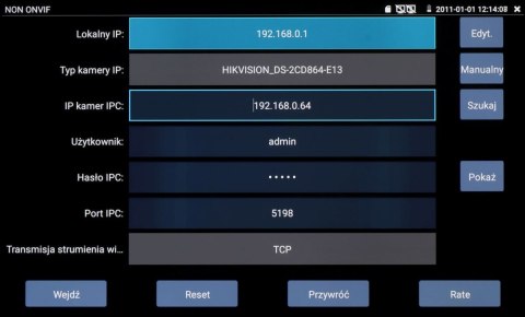 REFLEKTOMETR OPTYCZNY (OTDR) Z TESTEREM CCTV CS-R3-50H DELTA TESTER