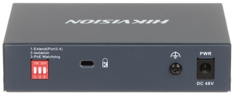 SWITCH POE DS-3E0505HP-E 4-PORTOWY + 1X UPLINK Hikvision