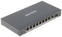 SWITCH POE DS-3E0510HP-E 8-PORTOWY + 1X UPLINK + 1X SFP Hikvision