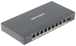 SWITCH POE DS-3E0510HP-E 8-PORTOWY + 1X UPLINK + 1X SFP Hikvision