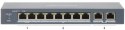 SWITCH POE DS-3E1310HP-EI 8-PORTOWY + 2X UPLINK Hikvision