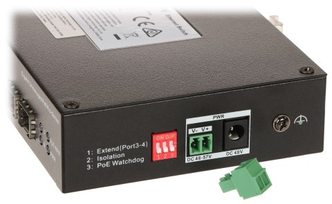 SWITCH POE DS-3T0506HP-E/HS 4-PORTOWY + 2X SFP Hikvision