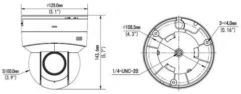KAMERA IP SZYBKOOBROTOWA WEWNĘTRZNA IPC6412LR-X5UPW-VG Wi-Fi - 1080p 2.7 ... 13.5 mm UNIVIEW