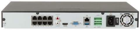 REJESTRATOR IP NVR302-08E2-P8-IQ 8 KANAŁÓW, 8 PoE UNIVIEW