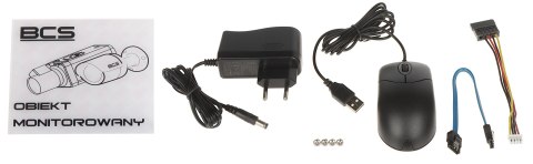 REJESTRATOR AHD, HD-CVI, HD-TVI, CVBS, TCP/IP BCS-B-XVR0801(2.0) 8 KANAŁÓW BCS BASIC