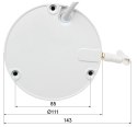 KAMERA WANDALOODPORNA IP BCS-L-DIP14FSR3-W Wi-Fi - 3.7 Mpx 2.8 mm BCS Line