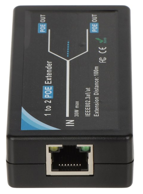 SWITCH POE / EXTENDER PFT1320 2-PORTOWY + 1X UPLINK