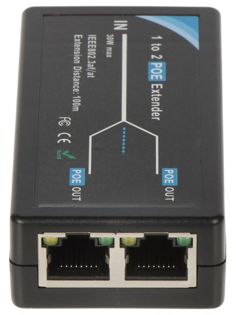SWITCH POE / EXTENDER PFT1320 2-PORTOWY + 1X UPLINK
