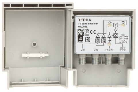 WZMACNIACZ ANTENOWY MA-081L FM / VHF / UHF 12V TERRA