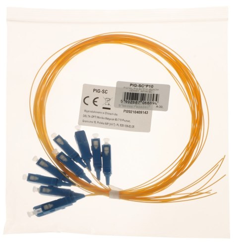 PIGTAIL JEDNOMODOWY - WTYK SC PIG-SC*P10