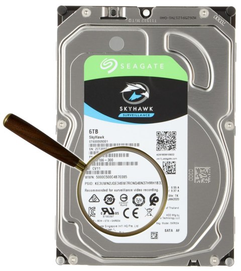 DYSK DO REJESTRATORA HDD-ST6000VX001 6TB 24/7 SURVEILLANCE SkyHawk SEAGATE