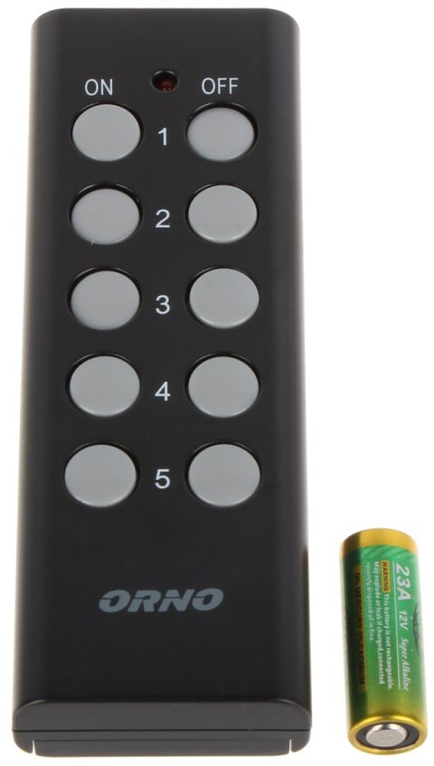 LISTWA ZASILAJĄCA Z PILOTEM OR-AE-13132 (5 GNIAZD) ORNO