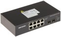 SWITCH POE DS-3T0510HP-E/HS 8-PORTOWY + 2X SFP Hikvision