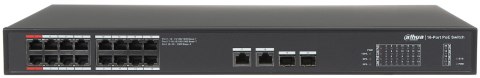 SWITCH PRZEMYSŁOWY POE PFS3220-16GT-240-V2 16-PORTOWY + 2X UPLINK + DAHUA