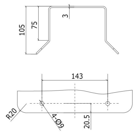 UCHWYT NAROŻNIKOWY KAMERY BCS-V-AR BCS View