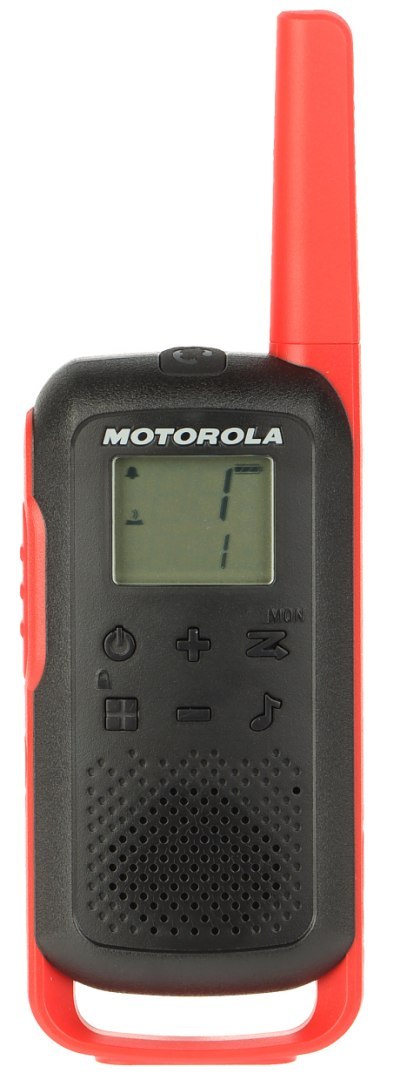ZESTAW 2 RADIOTELEFONÓW PMR MOTOROLA-T62/RED 446.1 MHz ... 446.2 MHz