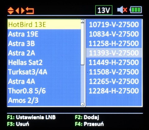 UNIWERSALNY MIERNIK TSC-1270 DVB-T/T2 DVB-S/S2 DVB-C/C2