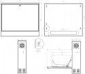 SZAFA RACK WISZĄCA CR19-2U-130-B STALFLEX