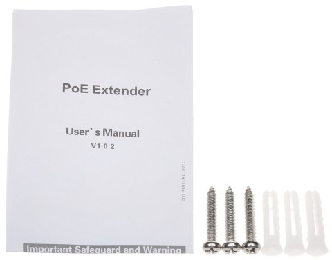 SWITCH POE / EXTENDER PFT1300 2-PORTOWY + 1X UPLINK DAHUA