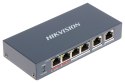 SWITCH POE DS-3E0106HP-E 4-PORTOWY + 2X UPLINK Hikvision