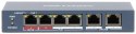 SWITCH POE DS-3E0106HP-E 4-PORTOWY + 2X UPLINK Hikvision