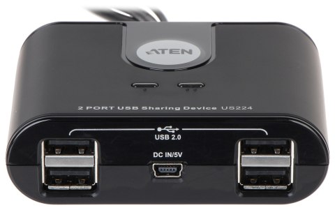 PRZEŁĄCZNIK USB + HUB USB US-224 2 X 115 cm
