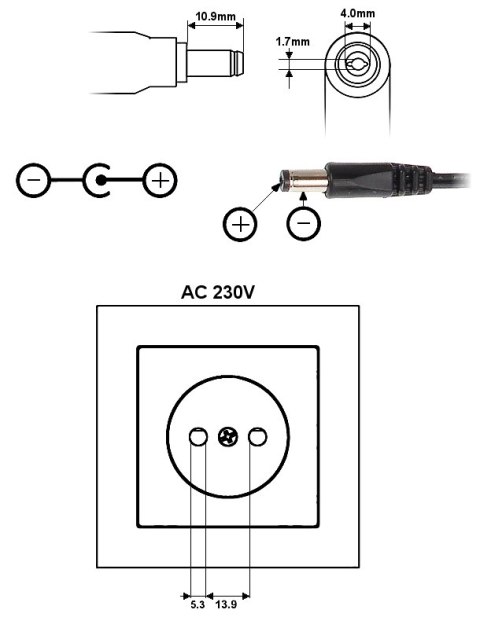 ZASILACZ 6V 2A 4.0