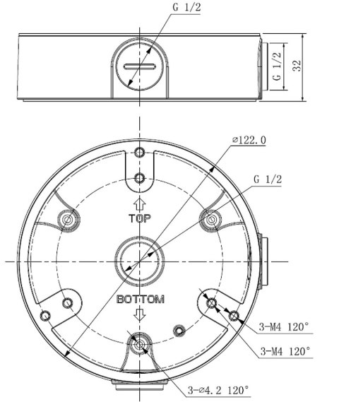 UCHWYT KAMERY BCS-AD2M3V