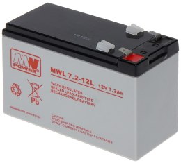 AKUMULATOR 12V 7.2AH-MWL
