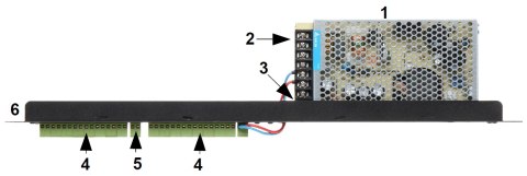ZASILACZ RACK ZR12-150/LZ-16/POL 12 V DC 12.5 A