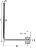 UCHWYT RUROWY URL-32H30X60