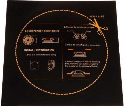 Głośnik sufitowy HQM-SO10 5W