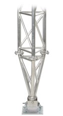 PODSTAWA PRZEGUBOWA DO MASZTÓW KRATOWYCH POSIADAJĄCYCH ODCIĄGI MK-1.5/POD-B