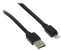 PRZEWÓD KABGC02 USB-A/LIGHTNING GCmatte 0.25 m Green Cell