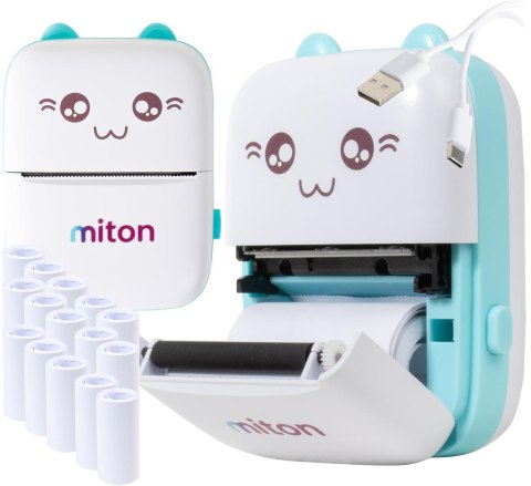 Drukarka termiczna Miton MT-001 +15 rolek
