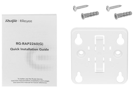 PUNKT DOSTĘPOWY RG-RAP2260(G) Wi-Fi 6 2.4 GHz 5 GHz 574 Mb/s + 1201 Mb/s