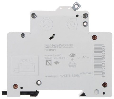 WYŁĄCZNIK NADPRĄDOWY HN-B16/1 JEDNOFAZOWY 16 A TYP B EATON