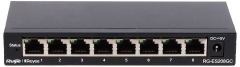Switch RG-ES208GC 8-PORTOWY REYEE