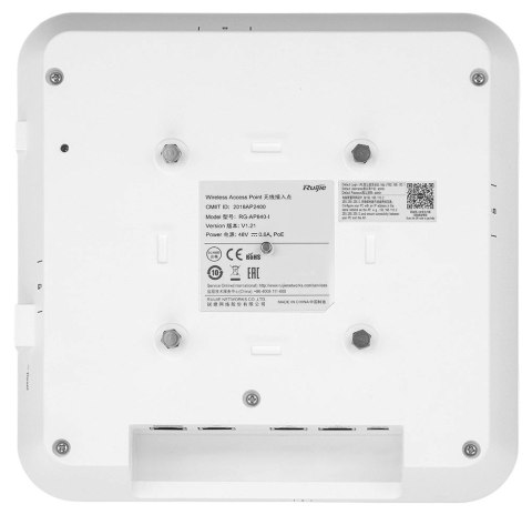 PUNKT DOSTĘPOWY RG-AP840-I Wi-Fi 6, 2.4 GHz, 5 GHz, 400 Mb/s + 4800 RUIJIE