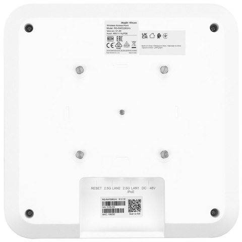 PUNKT DOSTĘPOWY RG-RAP2260(H) Wi-Fi 6 2.4 GHz 5 GHz 1148 Mb/s + 4804 Mb/s